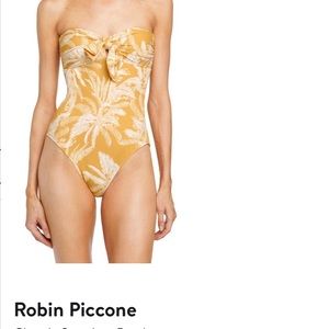 BRAND NEW - Robin Piccone Chandy Strapless Bandeau One Piece Swimsuit